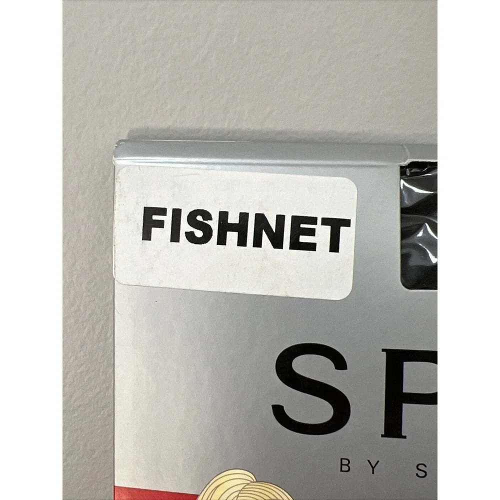Spanx Uptown Tight-End FISHNET Pantyhose Tights ~ Size 1 (A) ~ BLACK COLOR